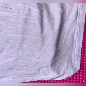 Lululemon Lavender Frost Silk Twist Cropped Top